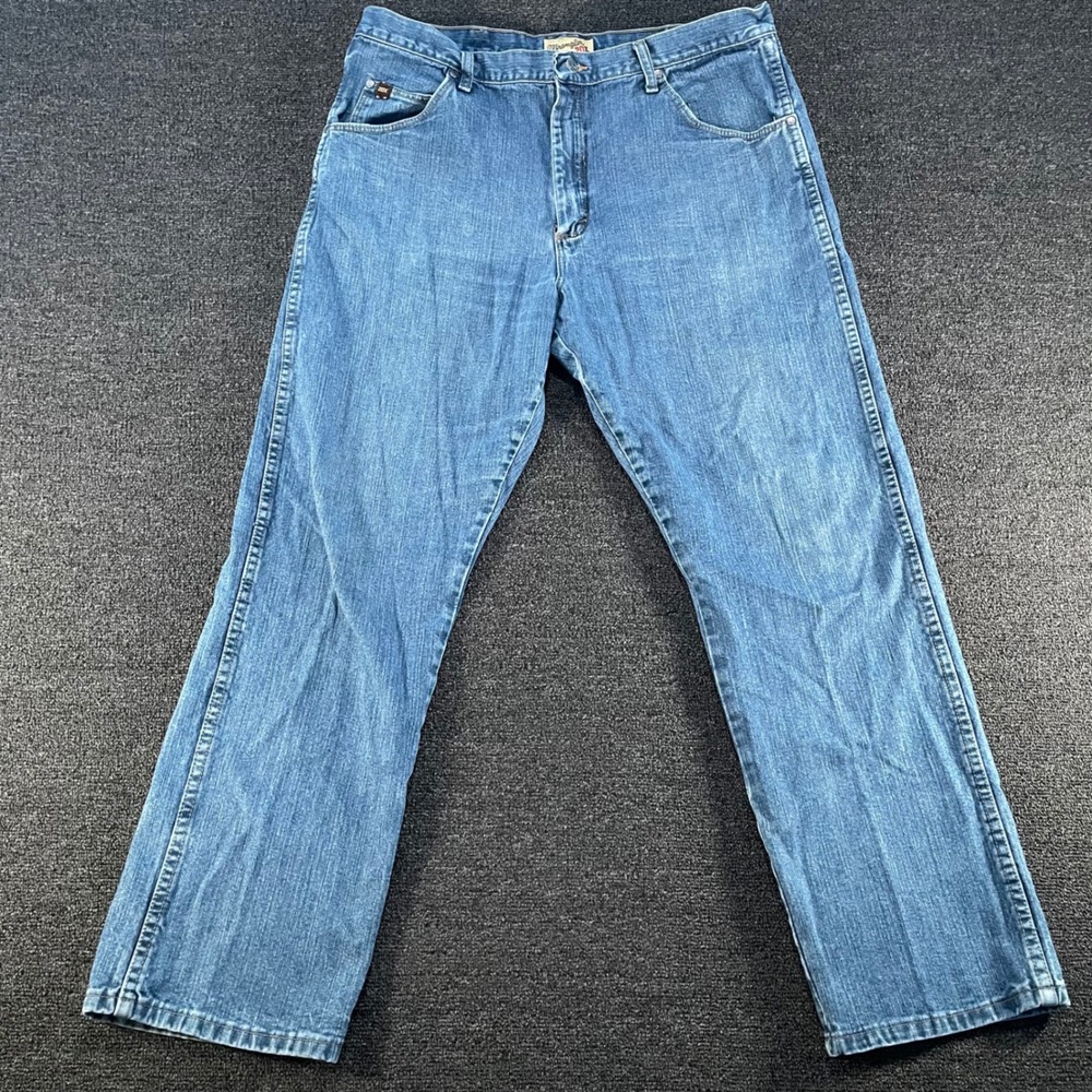 Wrangler 20X Jeans Mens 38x32 Blue Good Relaxed Fit No. 23 Western Denim
